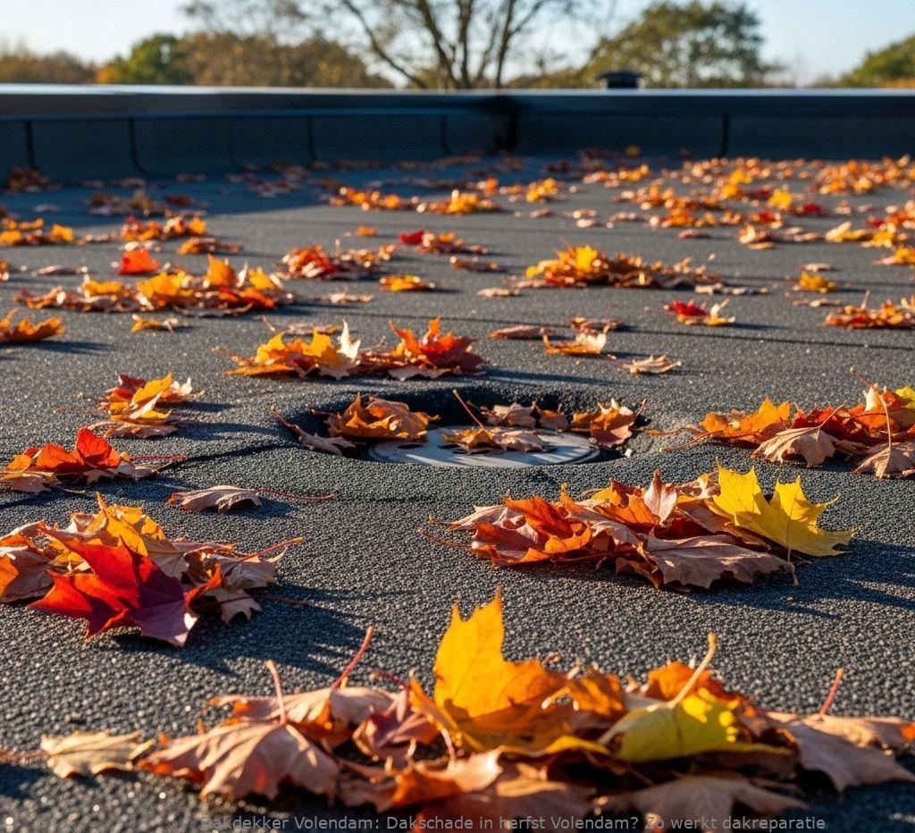 Dakschade In Herfst Volendam
